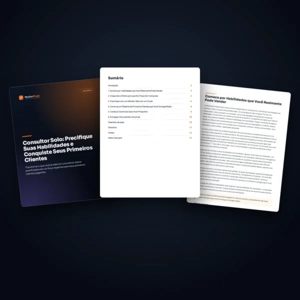 Planejador de Lançamento para Consultor Solo: Oferta e Pipeline de Primeiros Cli: primeiras páginas do guia em PDF