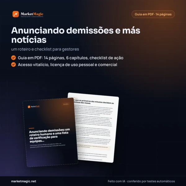 Anunciando demissões e más notícias: um roteiro e checklist para gestores — capa do produto na MarketMagic