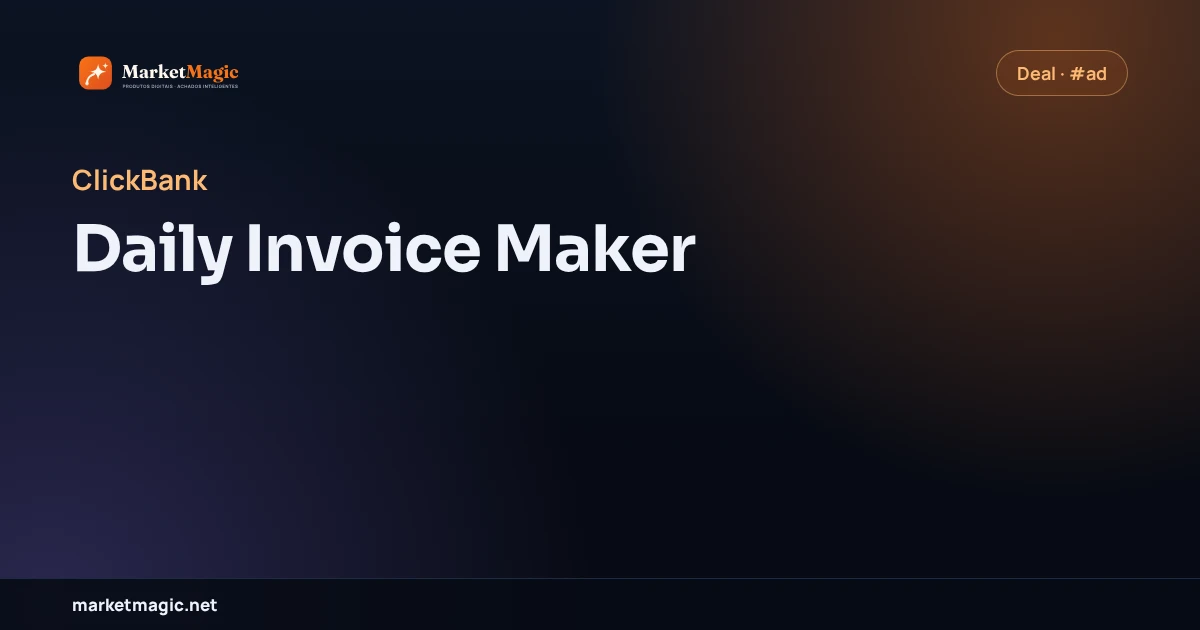 Daily Invoice Maker