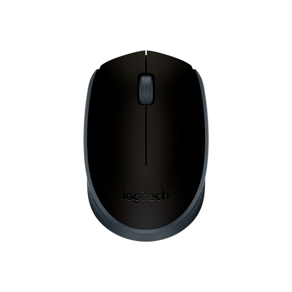 Mouse sem fio Logitech M170 com Design Ambidestro, Compacto, Conexão USB e Pilha Inclusa, Preto – 910-004940